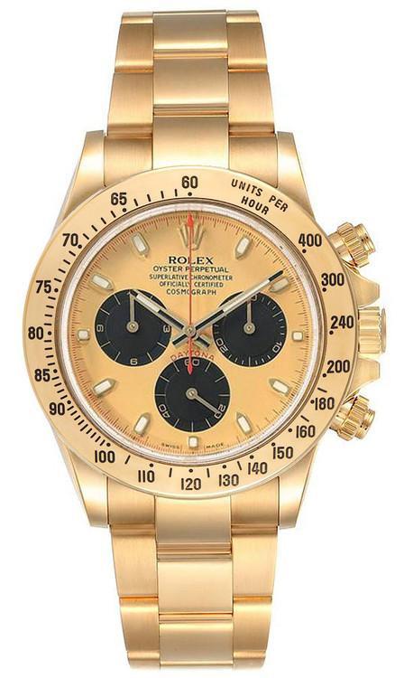 Rolex Daytona Yellow Gold "Paul Newman" Gold Dial 116528