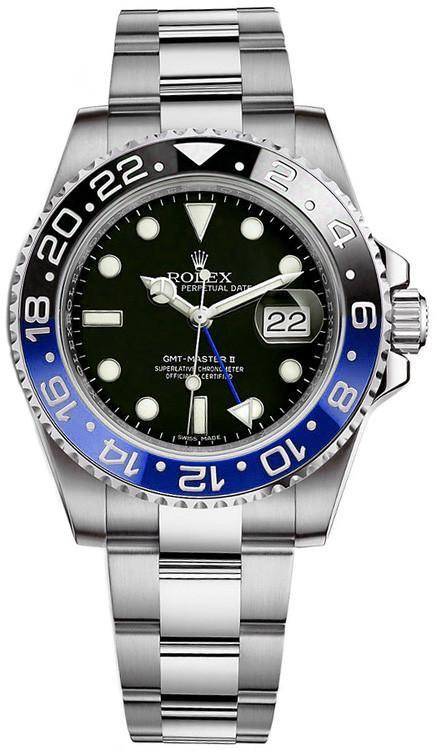 Rolex GMT-Master II Ceramic "Batman" Black Dial - 116710BLNR