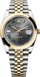 Rolex Datejust Two-Tone Yellow Gold Smooth Bezel "Wimbledon" Dial Jubilee - 126303 - New 2025