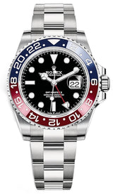 Rolex GMT-Master II 40mm Black Dial Blue/Red Bezel "Pepsi" Oyster - 126710BLRO - New 2025
