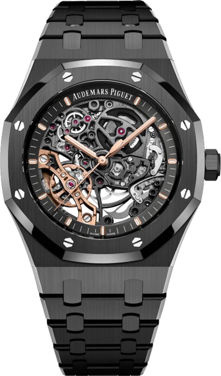 Audemars Piguet Royal Oak 15416CE.OO.1225CE.01 Black Ceramic Skeleton Gamzo Co
