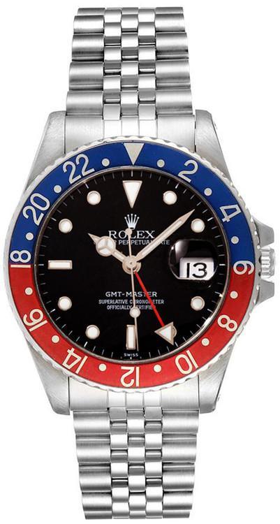 Rolex GMT-Master II "Pepsi" Blue/Red Dial Jubilee 16750
