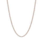 12 Carat Diamond Tennis Necklace - Round Diamonds