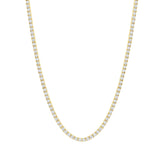 Classic Lab Grown Diamond Tennis Necklace - Round Cut Lab Grown Diamonds