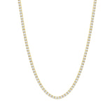 12 Carat Diamond Tennis Necklace - Round Diamonds