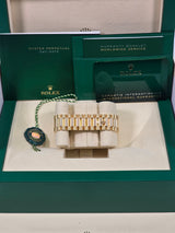 Rolex Day-Date "President" 40mm Yellow Gold Silver Index Dial - 228238 - New 2025
