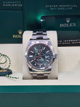 Rolex Sky-Dweller 42mm Stainless Steel Green Dial Oyster - 336934 - New 2025