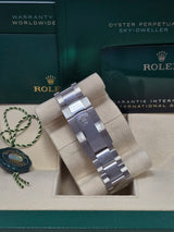 Rolex Sky-Dweller 42mm Stainless Steel Green Dial Oyster - 336934 - New 2025