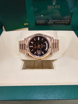 Rolex Day-Date "President" 40mm Everose Gold Eisenkiesel Diamond Baguette Dial - 228235 - New 2025
