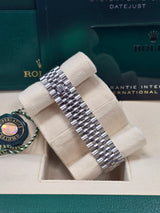 Rolex Lady Datejust 31mm Violet (Purple) Roman Diamond Dial Fluted Jubilee - 278274 - New 2025