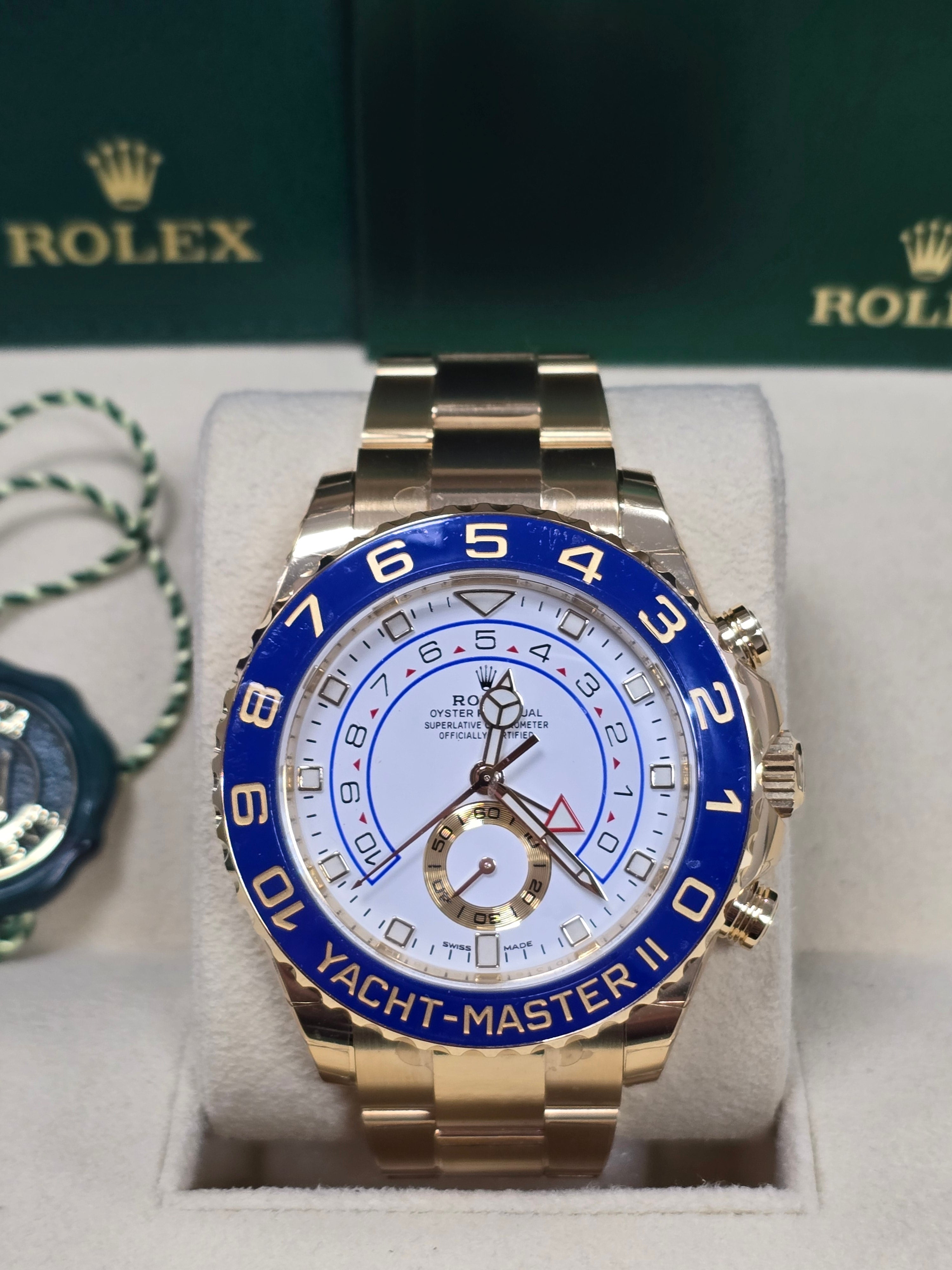 Rolex Yacht-Master II 44mm Yellow Gold - 116688 - Mint 2023