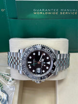 Rolex GMT-Master II 40mm Black Dial Black Bezel Jubilee "Bruce Wayne" - 126710GRNR - New 2025