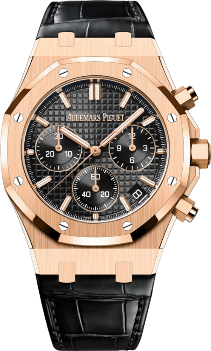 Audemars Piguet Royal Oak Rose Gold Black - Main Image