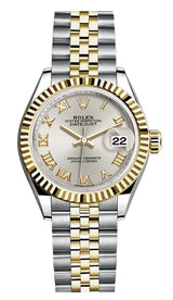 Rolex Lady Datejust 28mm Silver Roman Dial Two-Tone Jubilee - 279173 - New 2025