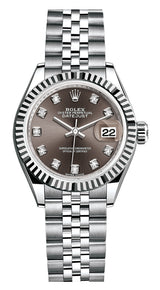 Rolex Lady Datejust 28mm Dark Grey Diamond Dial Jubilee - 279174 - New 2025