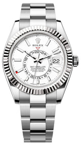 Rolex Sky-Dweller 42mm Stainless Steel White Dial Oyster - 336934 - New 2025