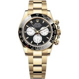 Rolex Cosmograph Daytona 40mm Special Edition "Le Mans" Yellow Gold Ceramic Black Bezel Black Dial - 126528LN - New 2025