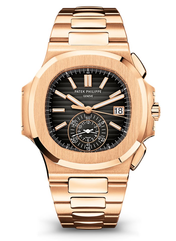 Patek Philippe Nautilus Rose Gold Chronograph - 5980/1R-001