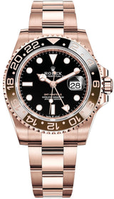 Rolex GMT-Master II 40mm Everose "Rootbeer" Black Dial - 126715CHNR - New 2025