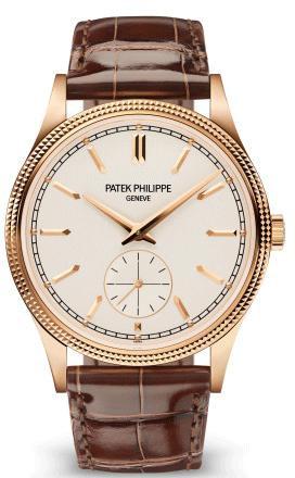 Patek Philippe Calatrava 18k Rose Gold 39mm Silver Dial - 6119R-001