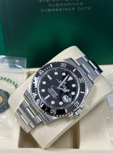Rolex Submariner 41mm Date Stainless Steel Black Dial Black Bezel  - 126610LN - New 2025