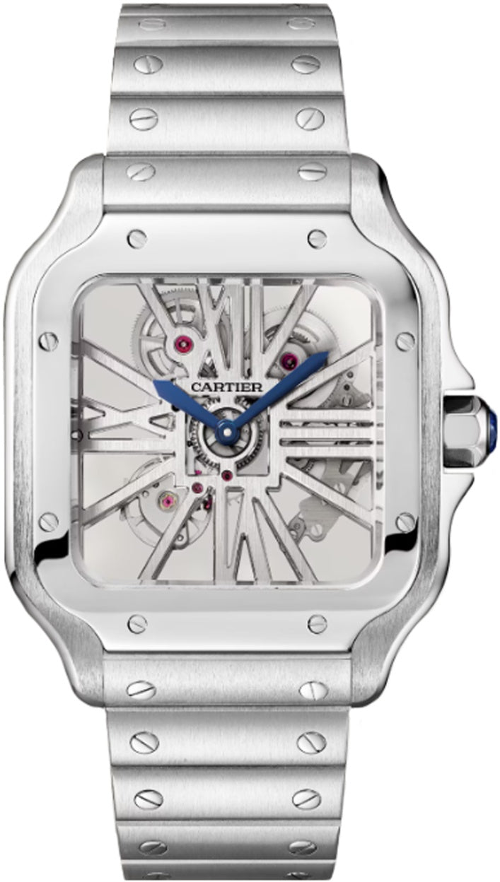 Cartier Santos Large Skeleton Dial - WHSA0015 - New 2026