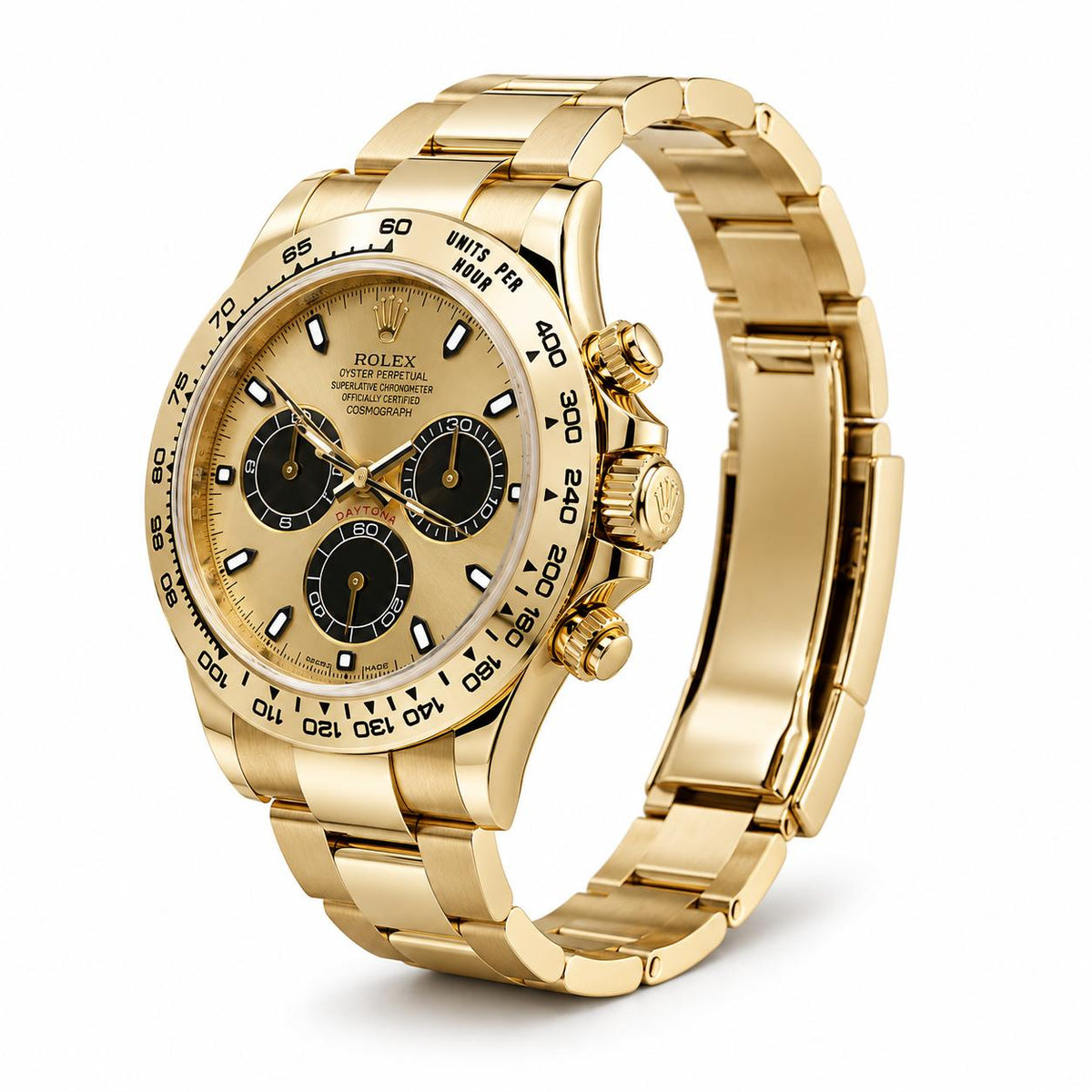 Rolex Daytona Yellow Gold Champagne Dial Oyster Bracelet 116508 - 2022