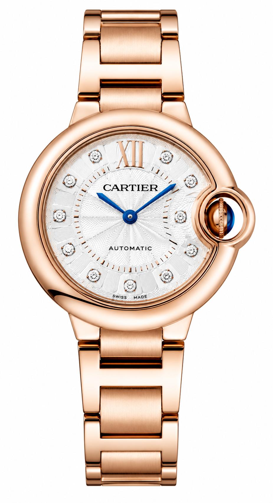 Cartier Ballon Bleu Small 33mm Silver & Diamonds Dial WGBB0054 - New 2026
