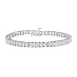 Diamond Tennis Bracelet - Emerald Cut Diamonds