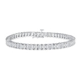 Diamond Tennis Bracelet - Emerald Cut Diamonds