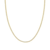 14k White Gold Diamond Tennis Necklace