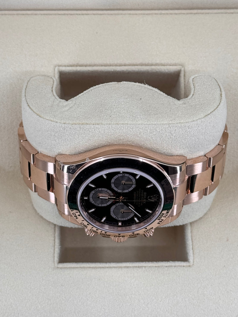 Rolex Cosmograph Daytona 40mm Everose Gold Black Dial - 126505 - Brand New 2024