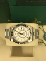 Rolex Sky-Dweller 42mm Stainless Steel White Dial Oyster - 336934 - New 2025