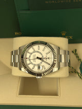 Rolex Sky-Dweller 42mm Stainless Steel White Dial Oyster - 336934 - New 2025