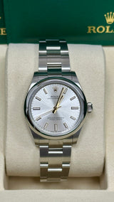 Rolex Oyster Perpetual 31mm Silver Dial - 277200 - New 2025