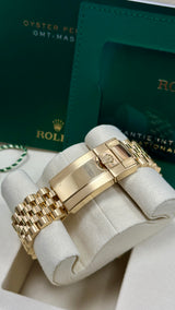 Rolex GMT-Master II 40mm Yellow Gold Jubilee Black Dial - 126718GRNR - New 2025