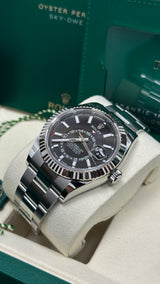 Rolex Sky-Dweller 42mm Stainless Steel Black Dial Oyster - 336934 - New 2025