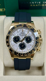 Rolex Cosmograph Daytona 40mm Yellow Gold Ceramic Bezel Meteorite Dial Oysterflex - 126518LN - New 2025