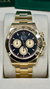 Rolex Cosmograph Daytona 40mm Yellow Gold "Paul Newman" Black Dial - 126508 - New 2025