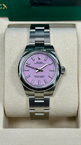 Rolex Oyster Perpetual 28mm Candy Pink Dial - 276200 - New 2025