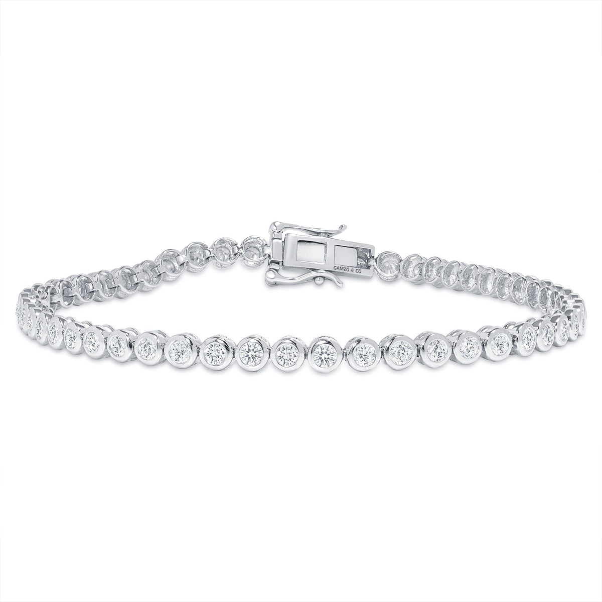 Natural Diamond Tennis Bracelet - Classic Round Cut