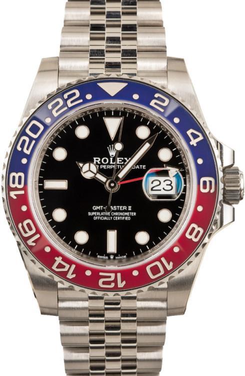 Rolex GMT-Master II "Pepsi" 40mm Blue/Red Dial Jubilee - 126710BLRO