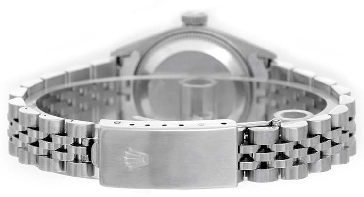 Rolex Women's Datejust Stainless Steel 26mm Black Roman Dial