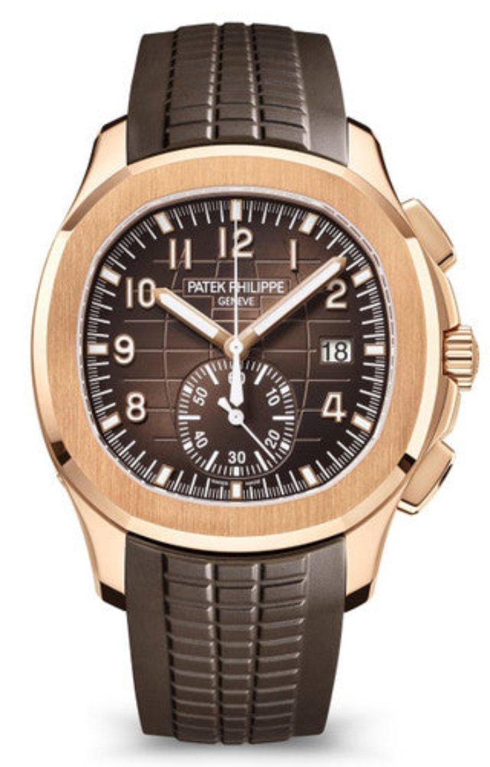 Patek Philippe Aquanaut Chronograph 42.2mm Rose Gold Brown Dial – 5968R-001