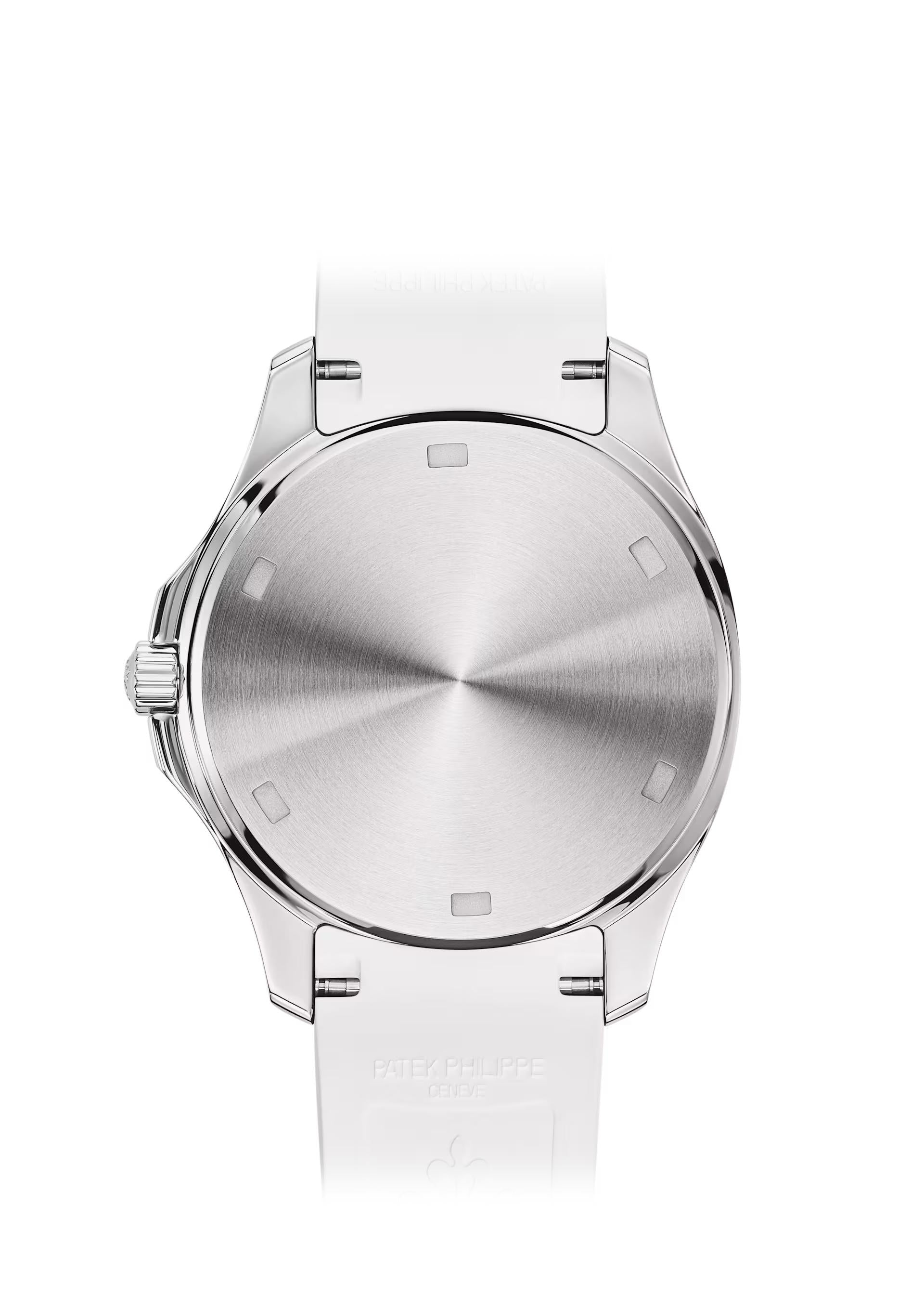 Patek Philippe Aquanaut Luce 38.8mm Stainless Steel Diamond Bezel White Dial