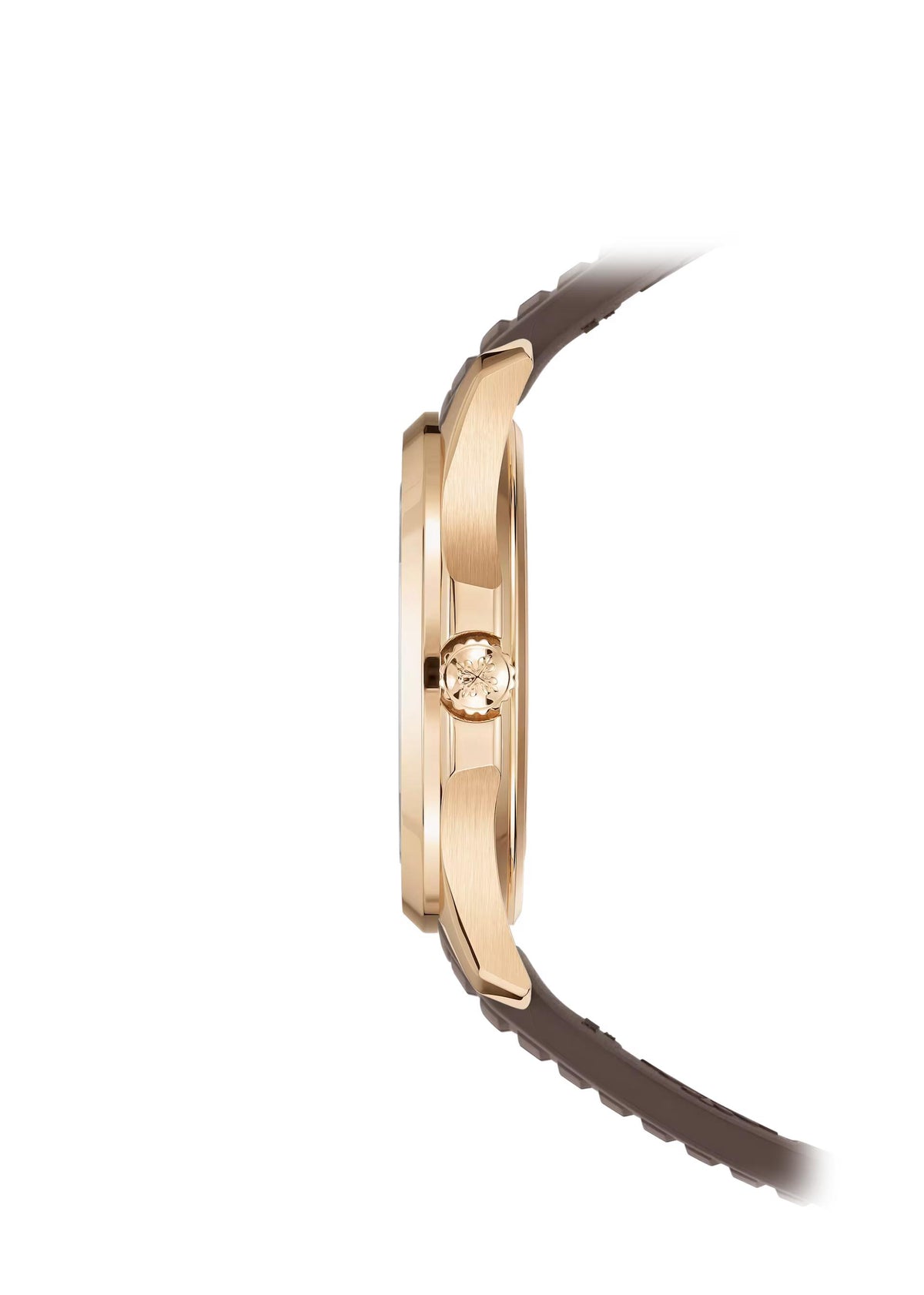 Patek Philippe Aquanaut Luce 38.8mm Rose Gold Diamond Bezel Taupe Dial