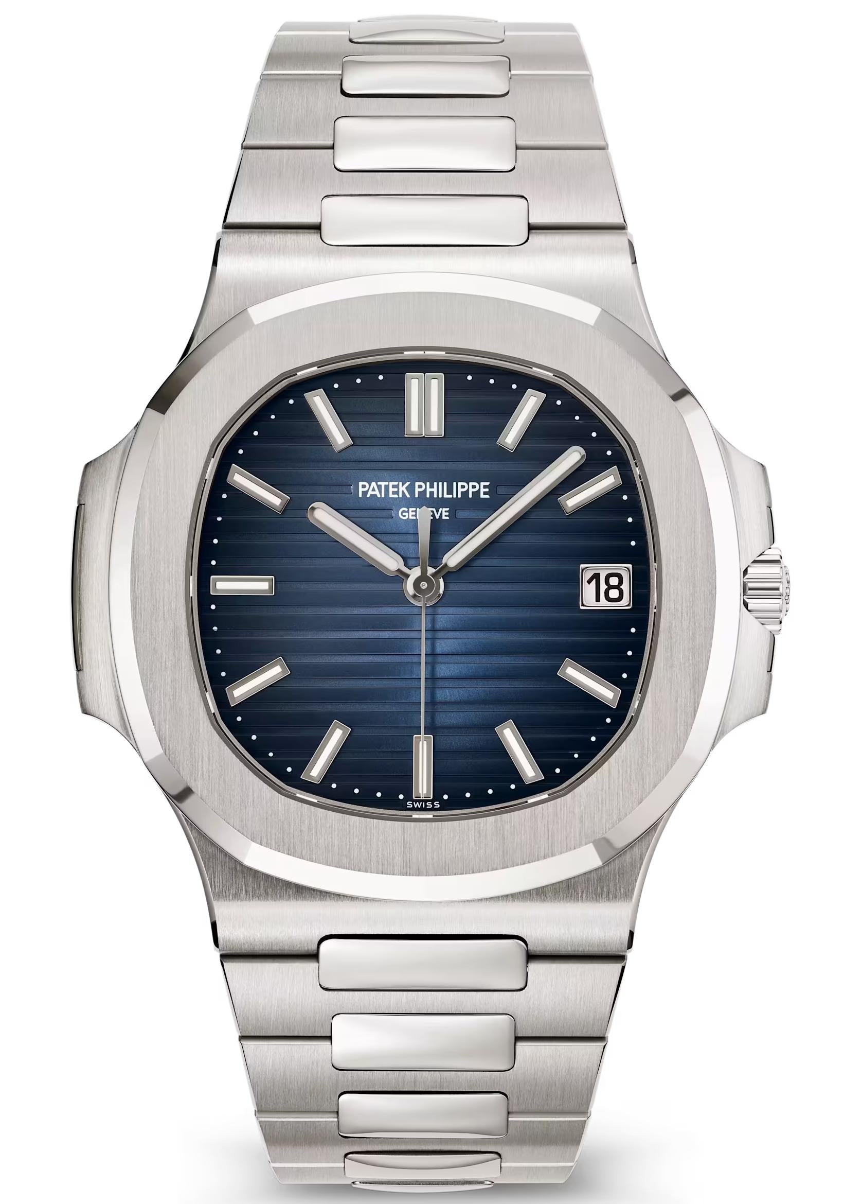 Patek Philippe Nautilus 41mm White Gold Blue Dial – 5811/1G-001