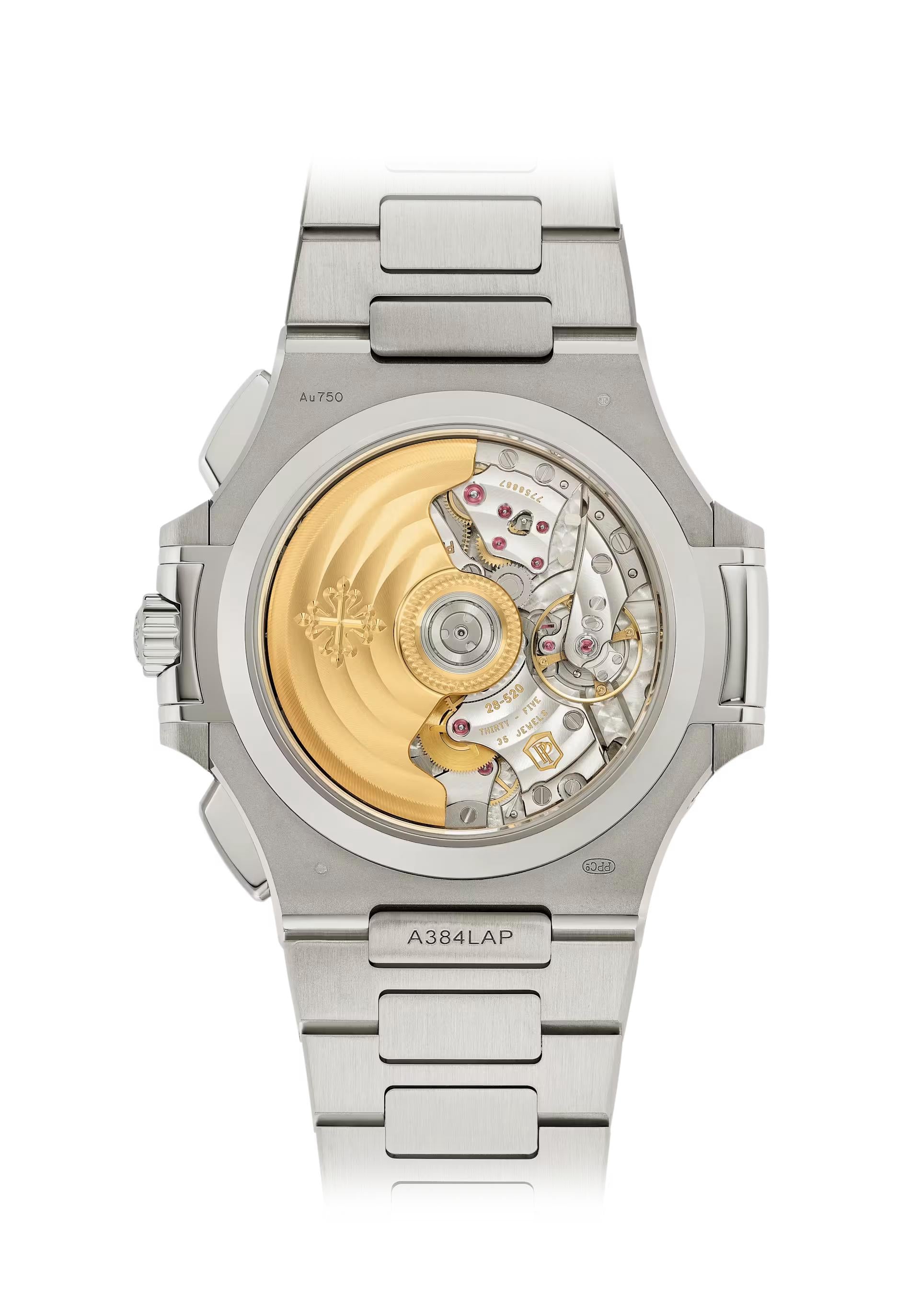 Patek Philippe Nautilus Haute Joaillerie Flyback Chronograph 40.5mm White Gold