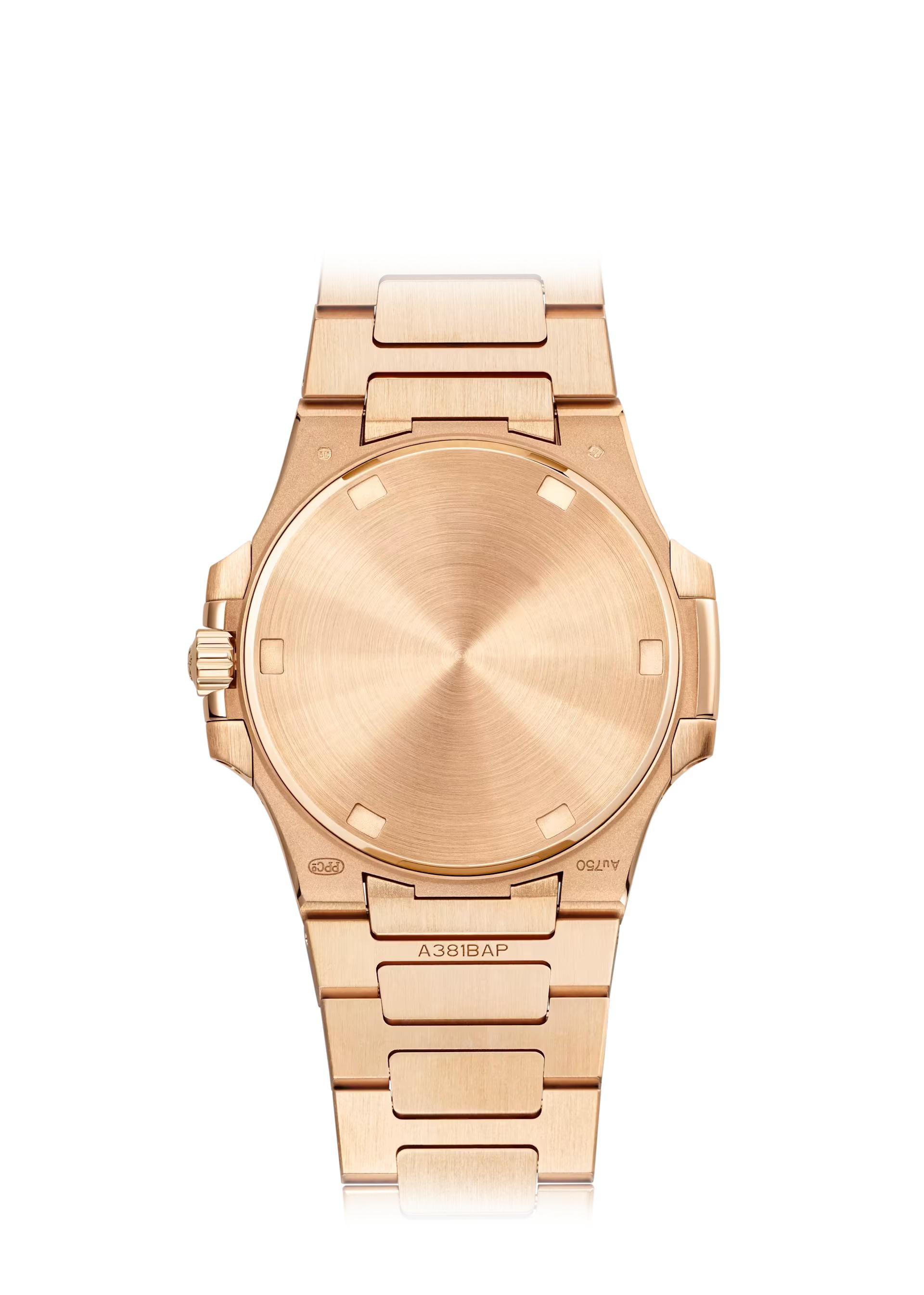 Patek Philippe Nautilus Ladies 32mm Rose Gold Purple Dial – 7010/1R-013