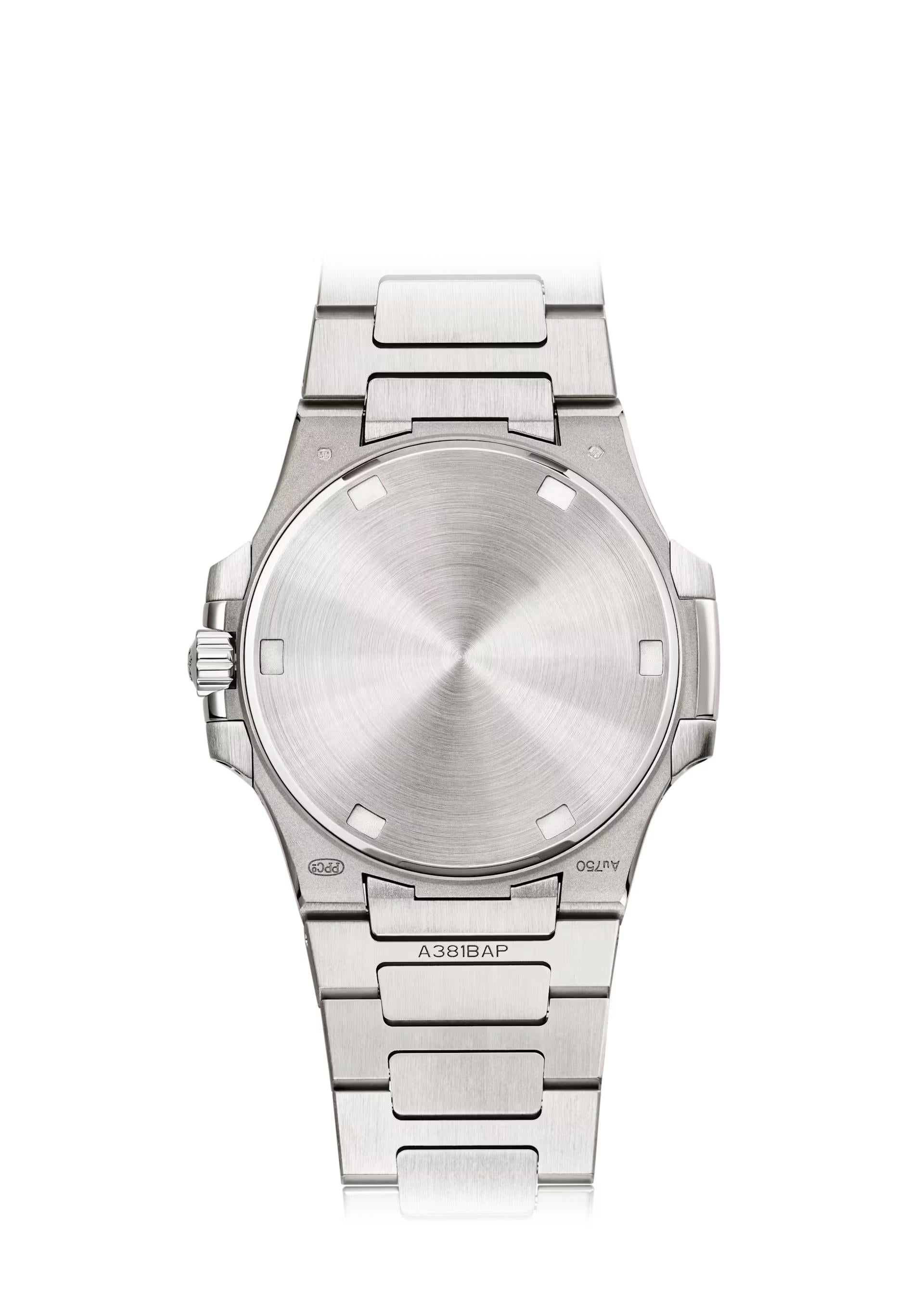 Patek Philippe Nautilus Ladies 32mm White Gold Azure Blue Dial – 7010/1G-013